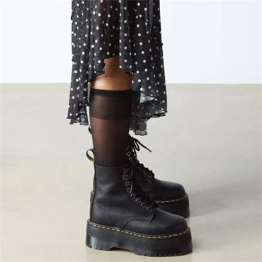 DR MARTENS WOMENS LACE ANKLE BOOT - BLACK